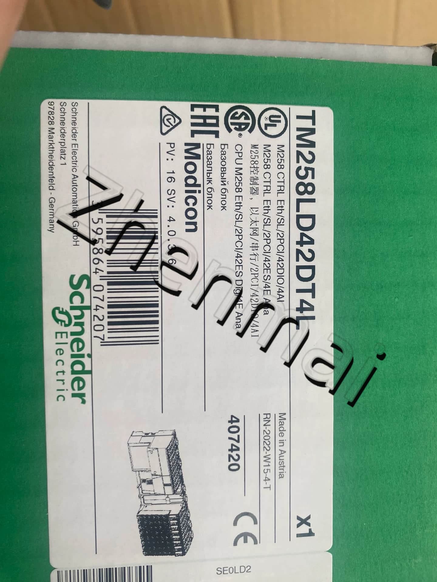 محولات التردد Schneider TM258LD42DT4L الجديدة والأصلية والأصلية بنسبة 100%، وقواطع الدائرة، والموصلات، وأجهزة الحماية