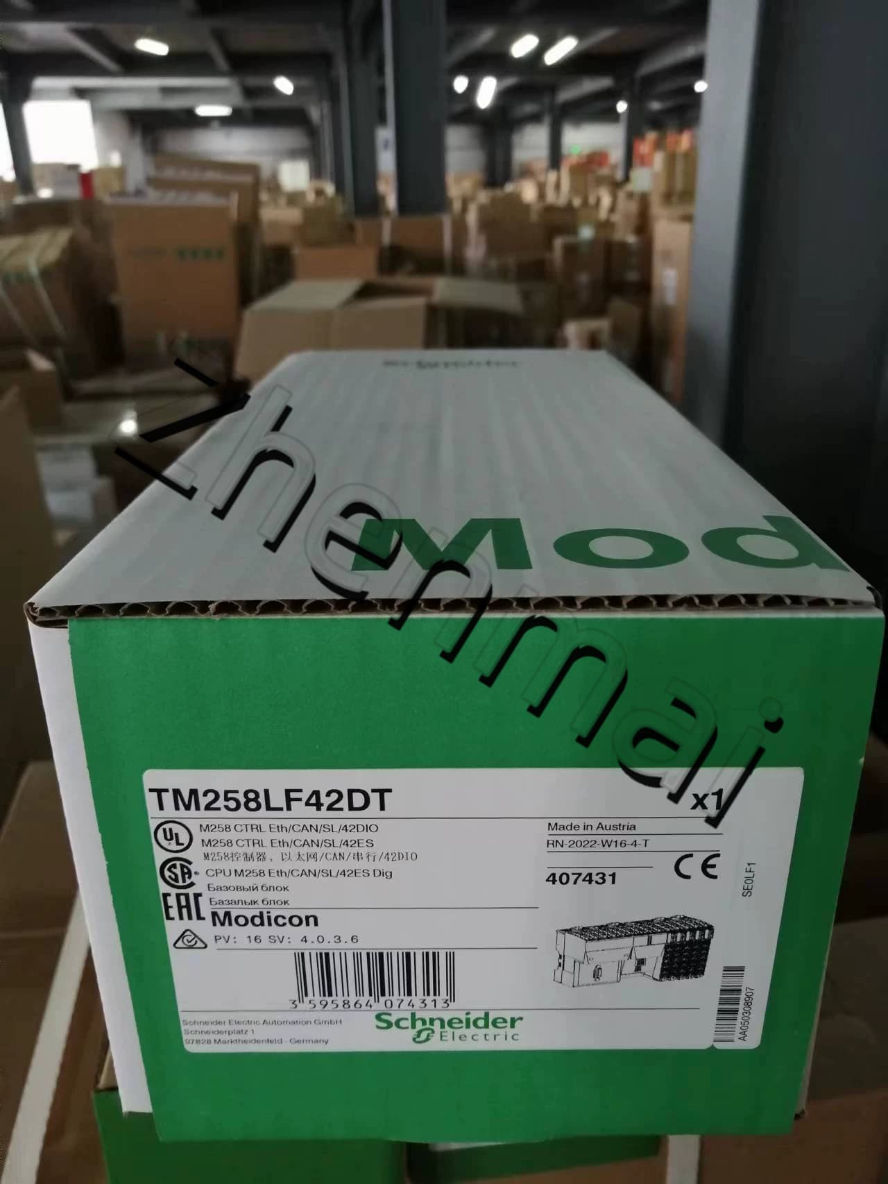محولات التردد Schneider TM258LF42DT الجديدة والأصلية والأصلية بنسبة 100%، وقواطع الدائرة، والموصلات، وأجهزة الحماية
