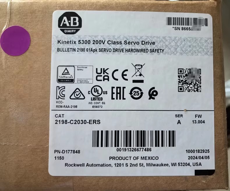 2198-C2030-ERS Kinetix 5300 محرك مؤازر، علامة تجارية جديدة وأصيلة تسليم سريع