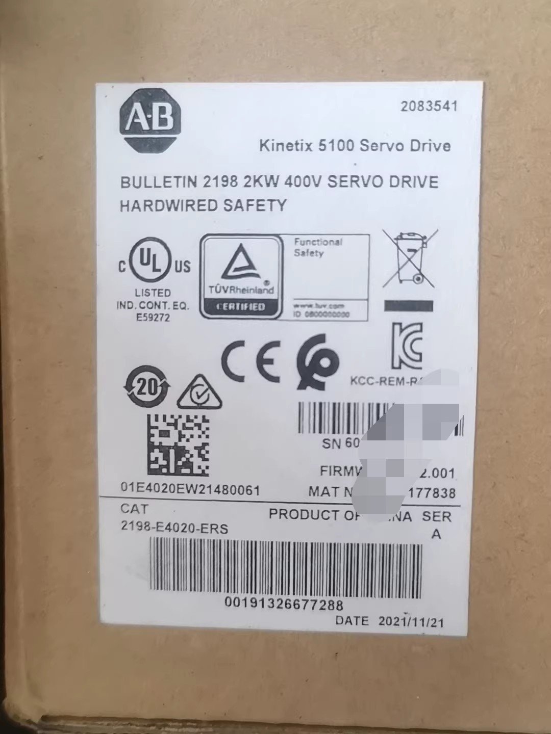 2198-E4020-ERS أجهزة Kinetix 5100، جديدة تمامًا وأصلية
