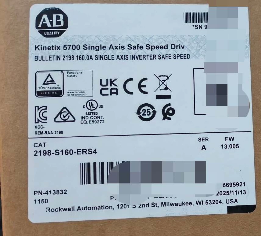 2198-S160-ERS4 Kinetix 5700 سيرفو، العلامة التجارية الجديدة والأصلية