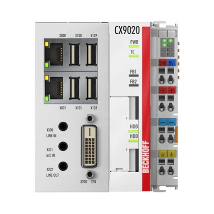 Beckhoff CX9020-0110 جهاز كمبيوتر مدمج DIN قابل للتركيب على السكك الحديدية 1 جيجا هرتز Arm Cortex-A8 نظام التحكم في إيثرنت