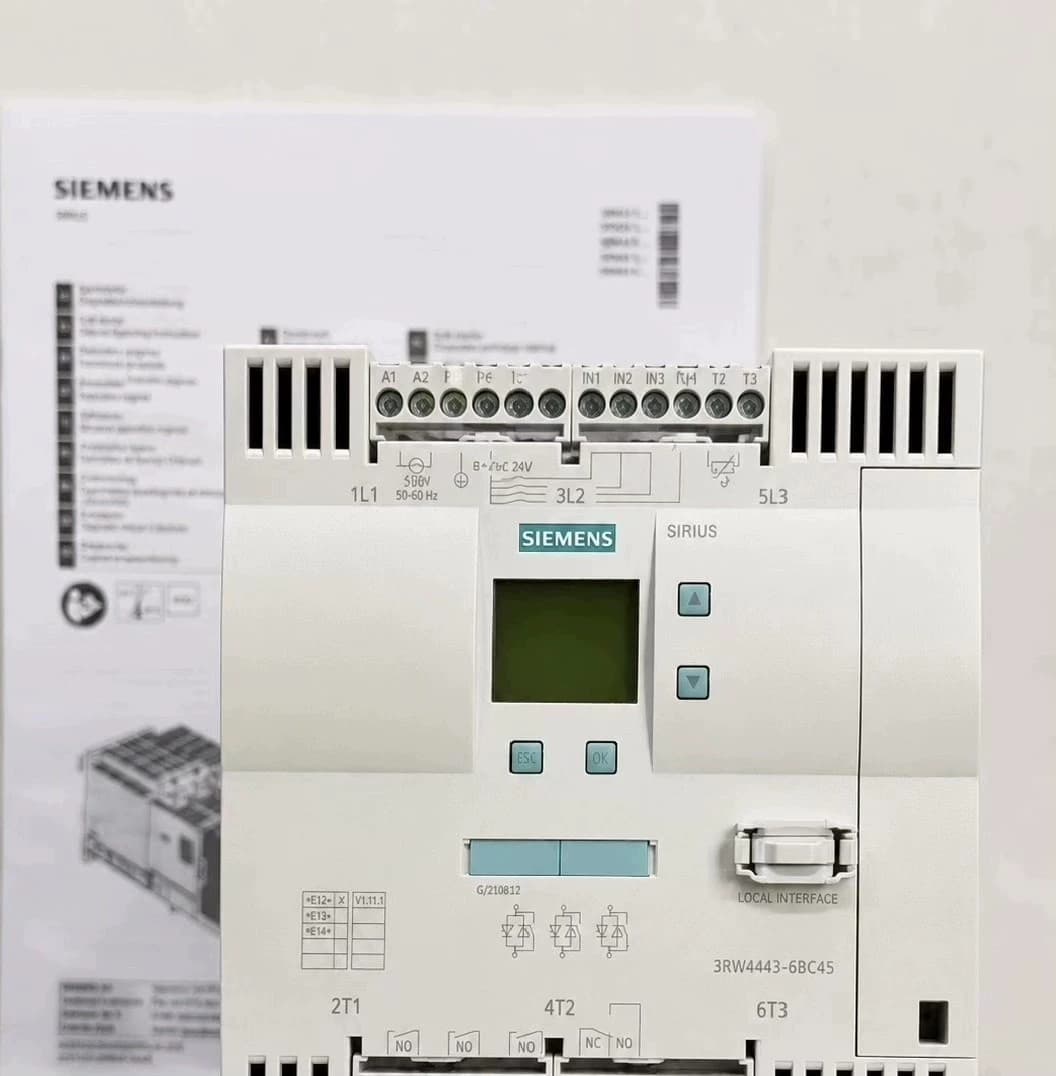 العلامة التجارية الجديدة، الأصلية، مباشرة من المصنع Siemens 3RW4073-6BB44 Soft Starter SIRIUS SOFT STARTER