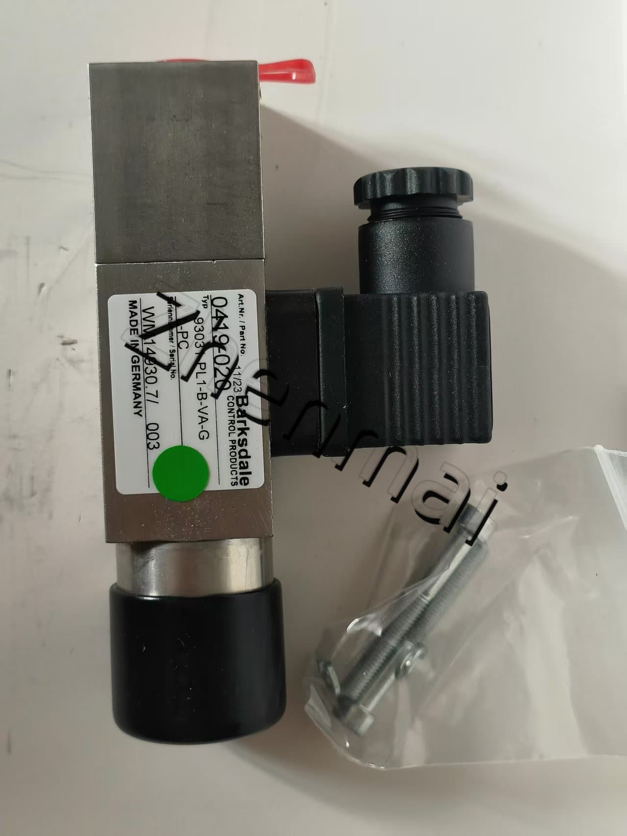 العلامة التجارية الجديدة الأصلي باركسديل 0419-020 93031-PL1-B-VA-GL-PC استشعار الضغط مستوى التبديل تدفق التبديل مفتاح الضغط شحن سريع