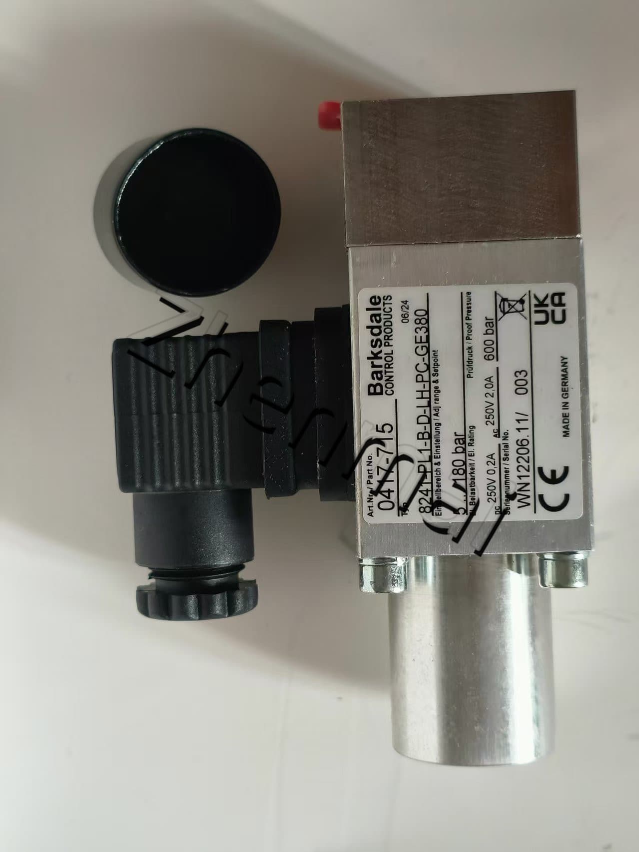 العلامة التجارية الجديدة الأصلي باركسدال 8241-PL1-B-D-LH-PC-GE380 0417-715 استشعار الضغط مستوى التبديل تدفق التبديل مفتاح الضغط شحن سريع