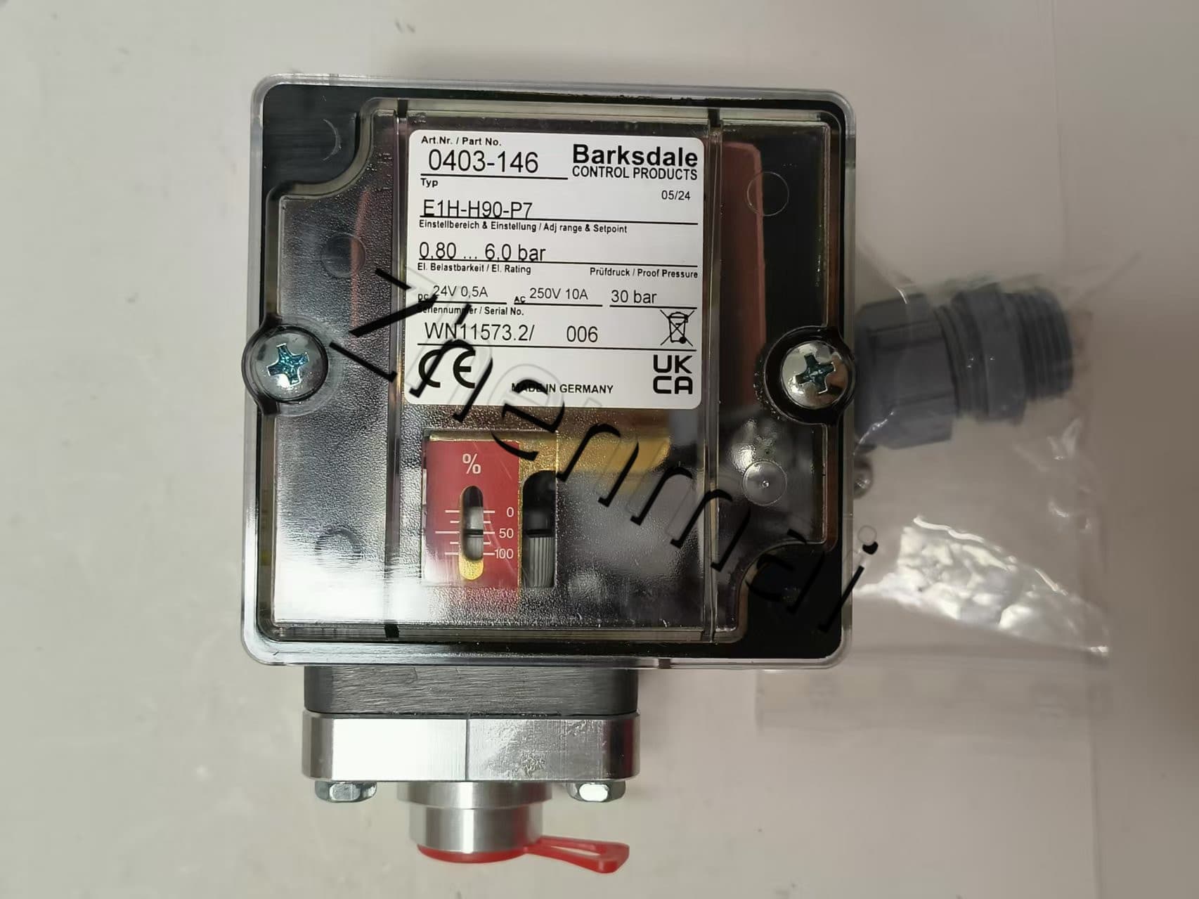 العلامة التجارية الجديدة الأصلي باركسديل E1H-H90-P7 0403-146 استشعار الضغط مستوى التبديل تدفق التبديل مفتاح الضغط شحن سريع